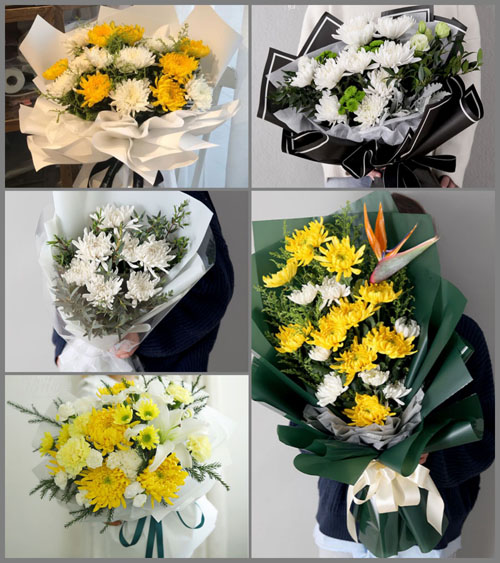 江西赣州南康区坪市乡白事花束代送